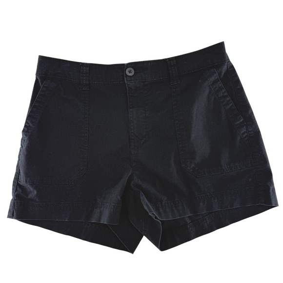 Old Navy Pants - Old Navy Women's Black High Rise OG Chino Shorts Size L‎ Summer Casual